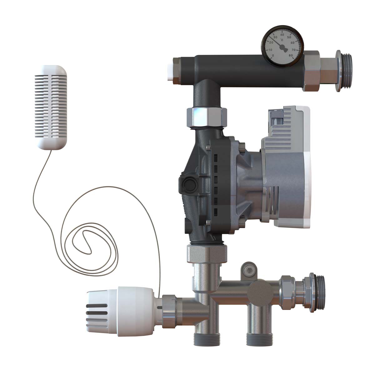 Featured image for “Mixing valve FS 65 with room thermostat”